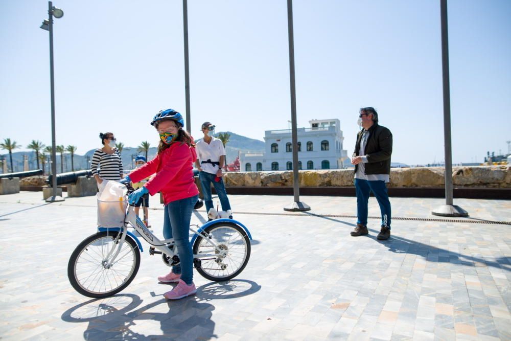 Así ha sido el primer día de desconfinamiento para los niños de Cartagena