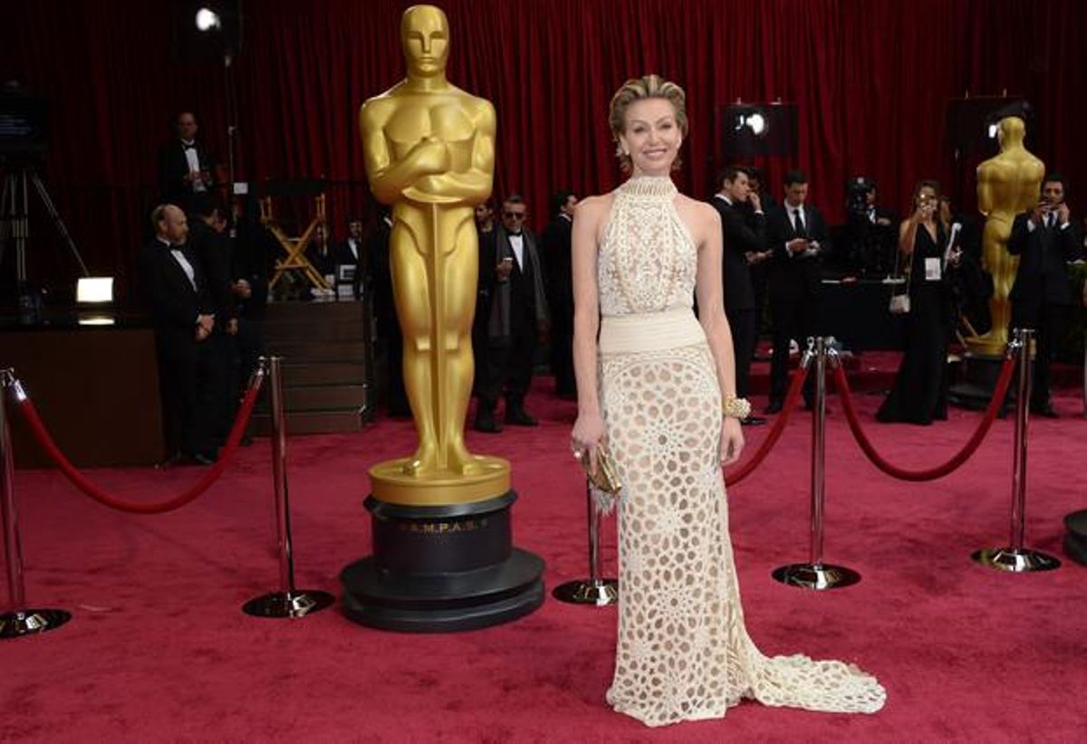 Portia de Rossi, a l’alfombra vermella dels Oscars, aquest dilluns.