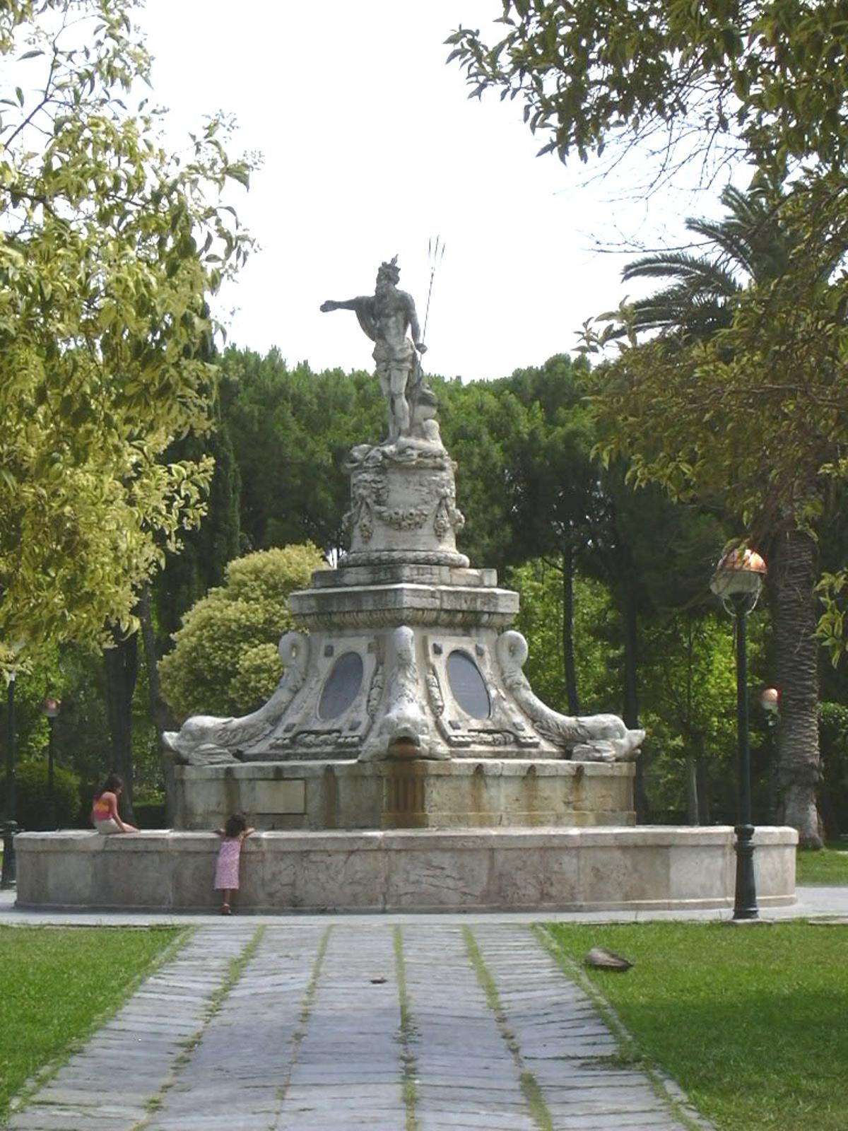 Fuente de la Princesa del Parque Grande, antiguamente ubicada en la Plaza de España.