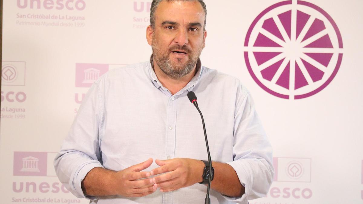 Domingo Galván, concejal de Movilidad Sostenible de La Laguna.