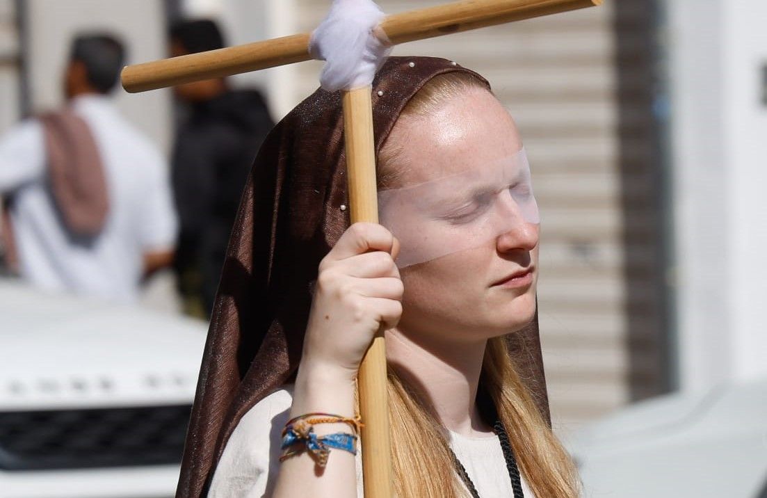 La espectacular plástica de la Semana Santa Marinera