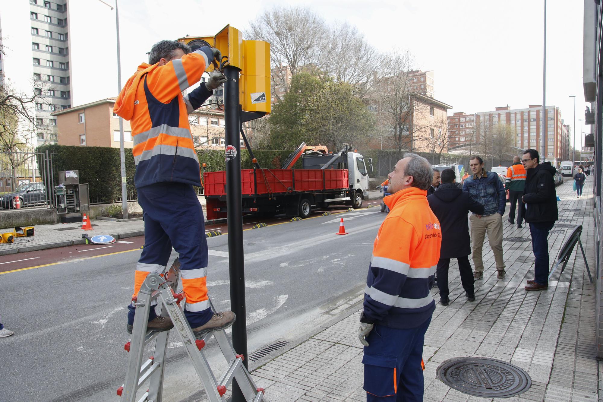 En imágenes: la ecomanzana de La Calzada, en marcha