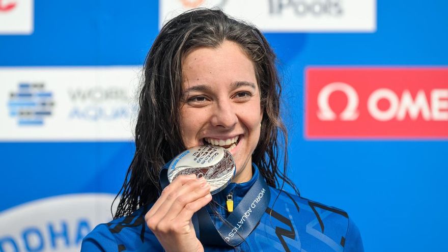 María de Valdés, octava en la Copa de Europa de aguas abiertas