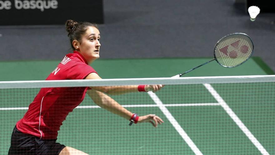 La jugadora de bádminton española Clara Azurmendi.