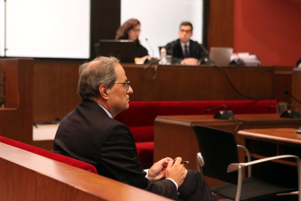 Quim Torra declara al TSJC