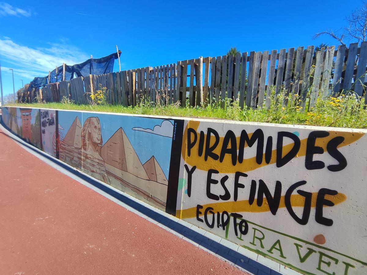Así es el grafiti más internacional de Siero