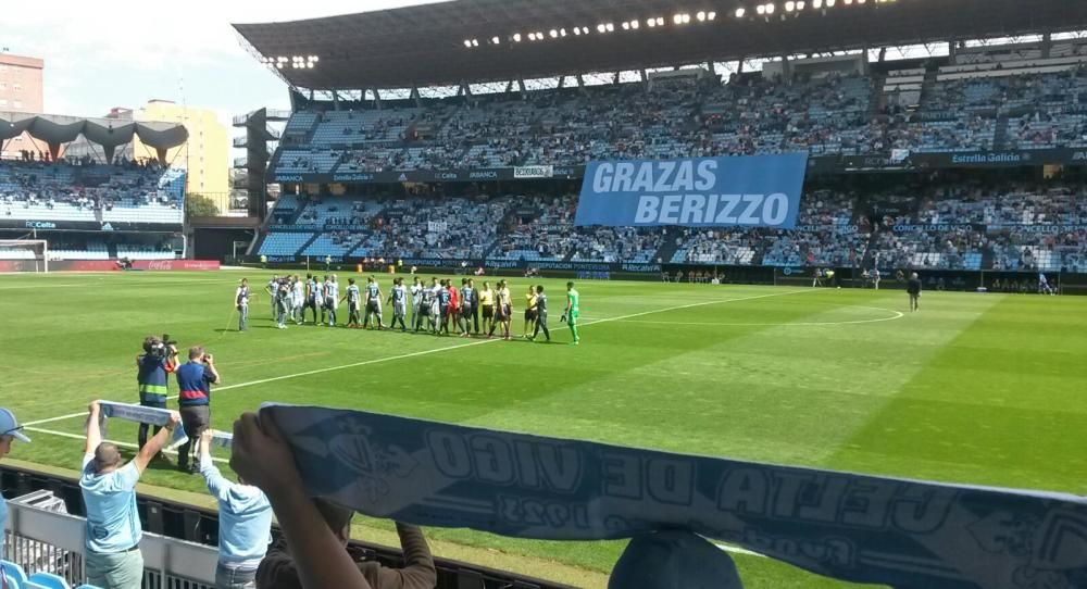 Balaídos despide a Eduardo Berizzo con la visita de la Real Sociedad