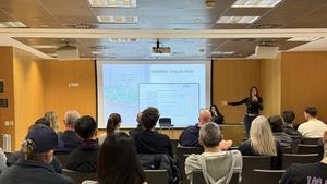 Sessió pitch al Travel Tech Connect IV. Esdeveniment de connexió durant el MWC
