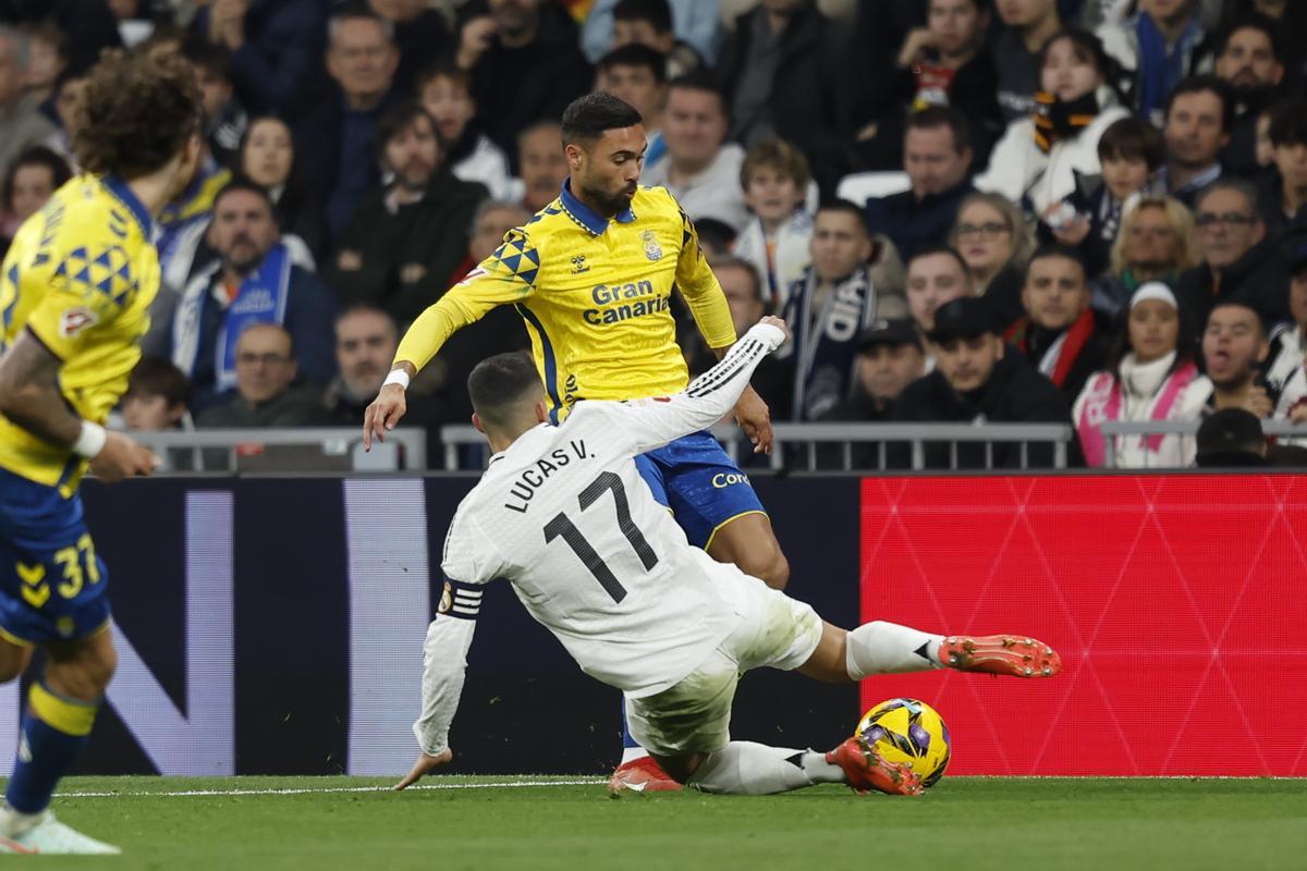 Benito Ramírez, en un partido contra el Real Madrid en 2025
