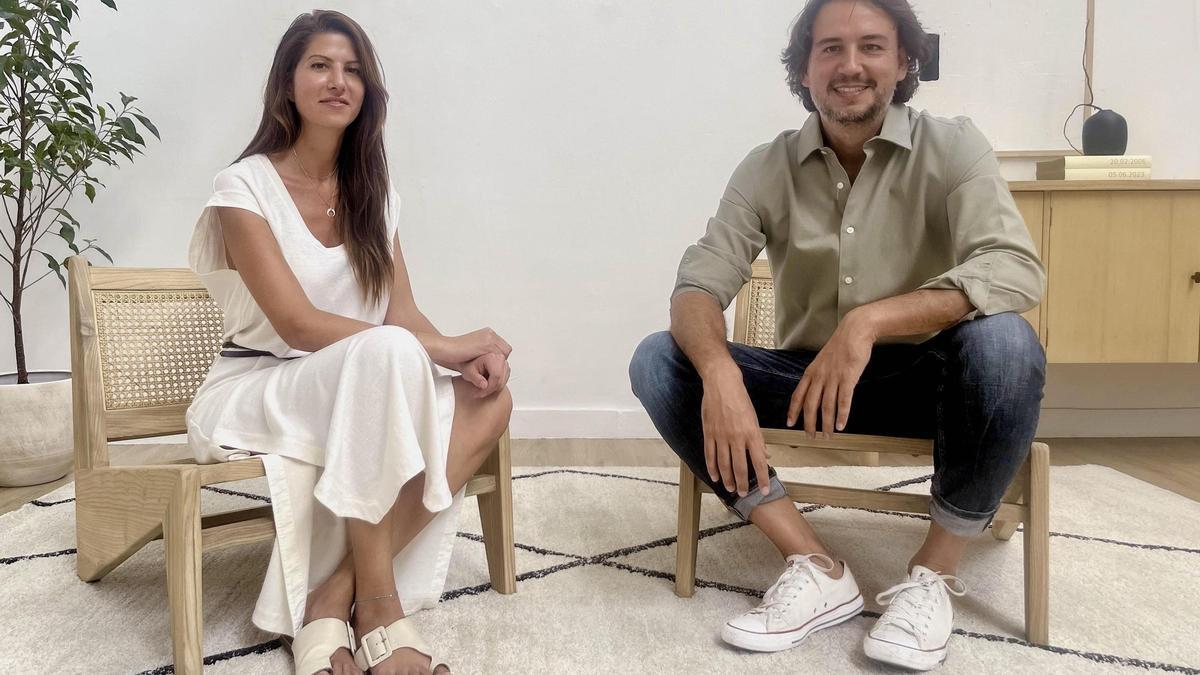 Los fundadores de la startup: Víctor Beltrán, CEO, y Lara Beltrán, directora de Diseño de Producto.