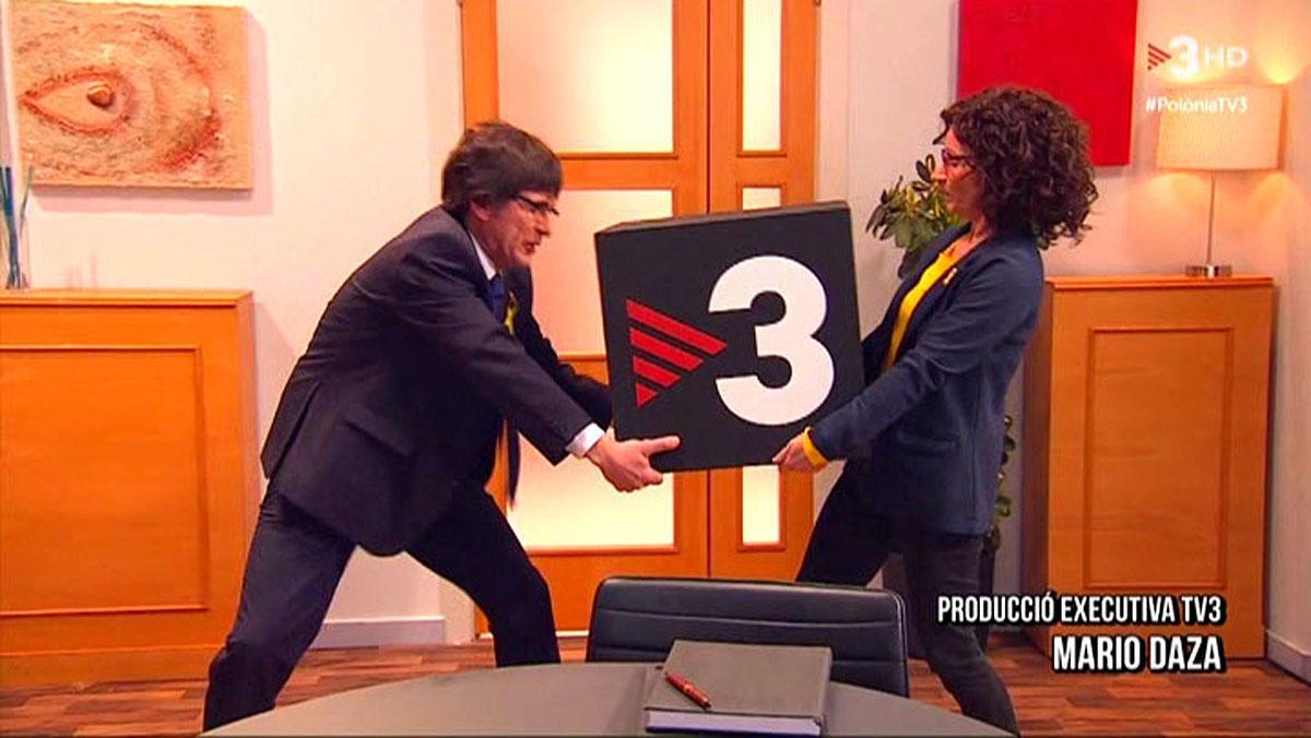 Barallant-se per fer-se amb TV-3 (’Polònia’).