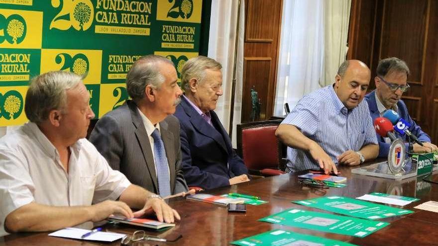 José Ramos, José Luis Bermúdez, Gabriele Morelli, Feliciano Ferrero y Jesús Losada presentan los actos.