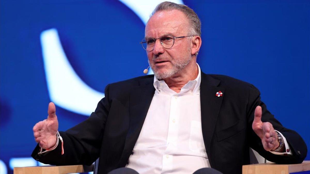 Rummenigge ha hablado en Düsseldorf