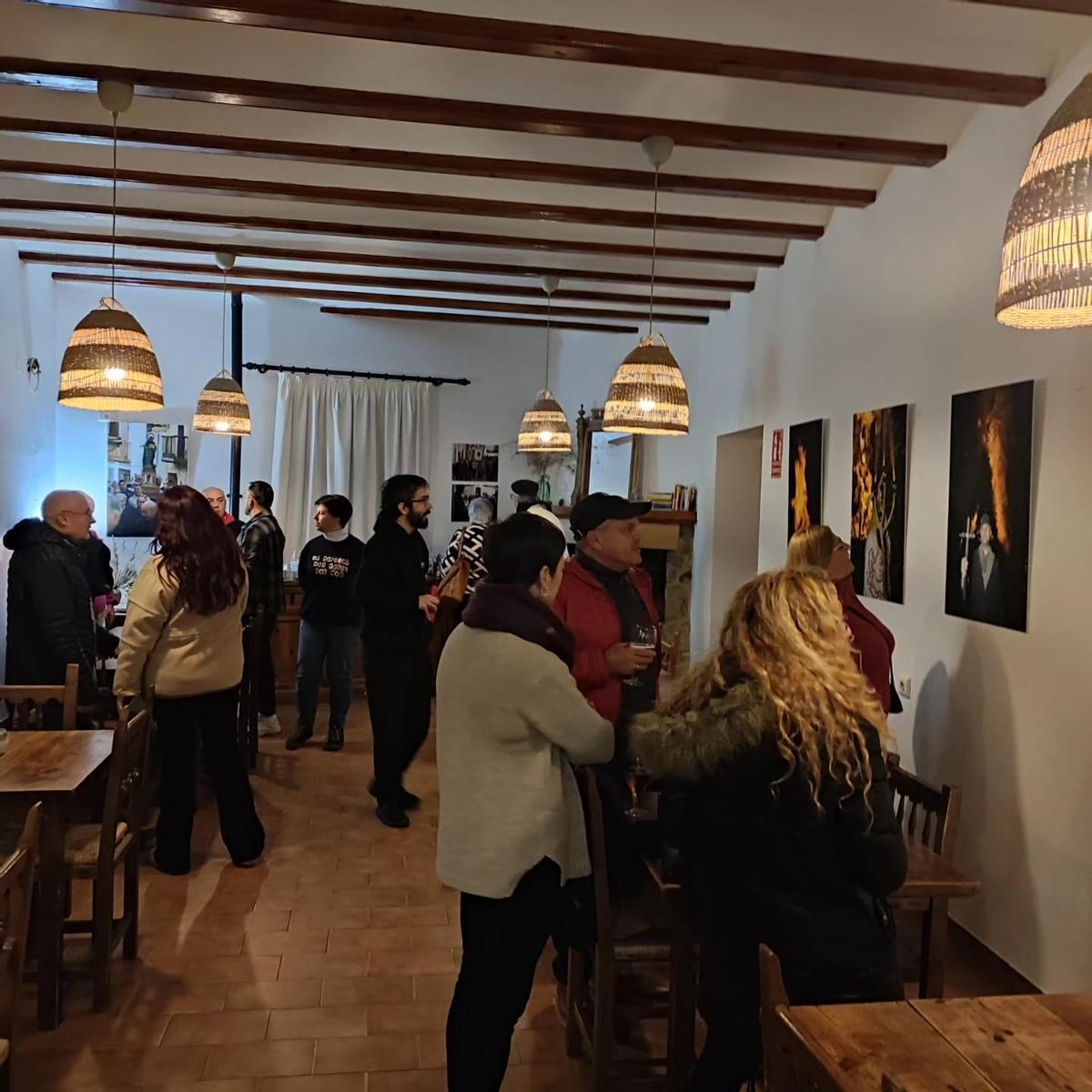 La exposición puede visitarse en el Mesón de Herbers.