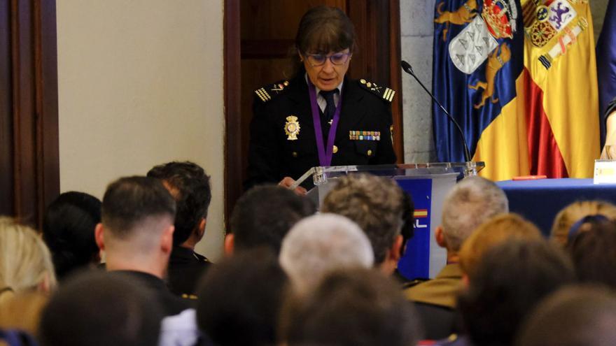 Eulalia González, subdirectora general del Gabinete Técnico de la Policía Nacional, durante su intervención. | | JOSÉ CARLOS GUERRA