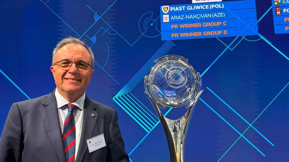 Aureli Mas representó al Barça en el sorteo