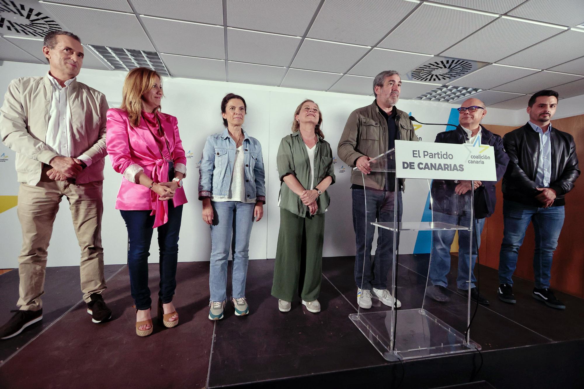 Noche electoral con Coalición Canaria