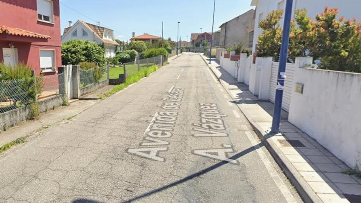 Avenida Cesáreo Vázquez, en Vigo.