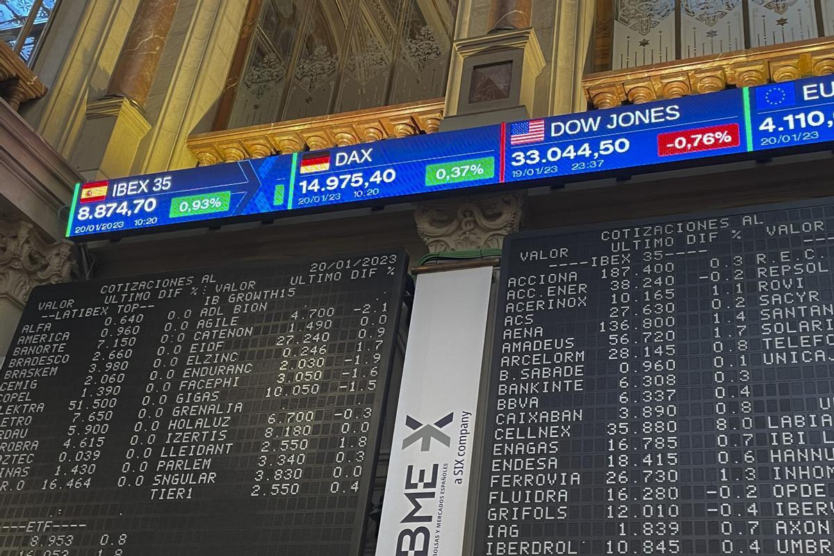 La Bolsa española ha abierto este miércoles con una subida del 0,26 % y ha recuperado los 9.400 puntos. EFE/ Ana Bornay