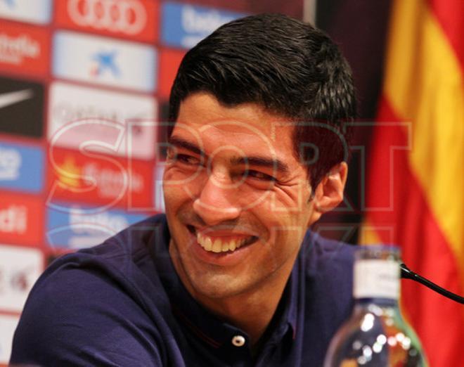 Presentación de Luis Suárez