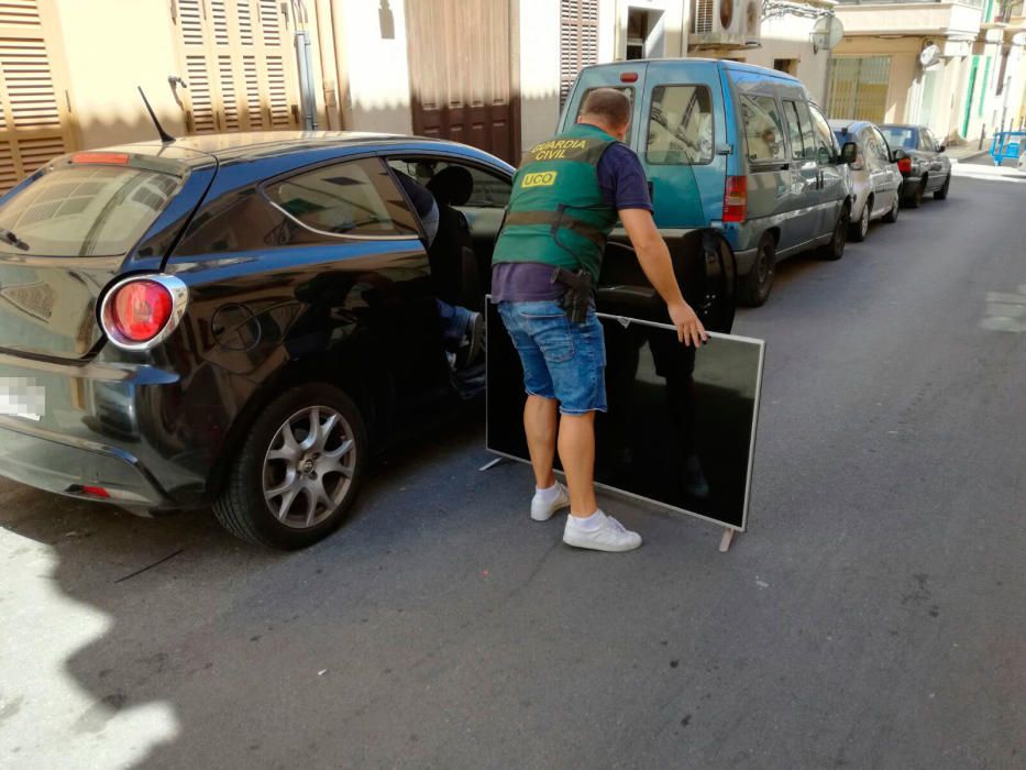 Gran operación contra una banda especializada en robos con fuerza