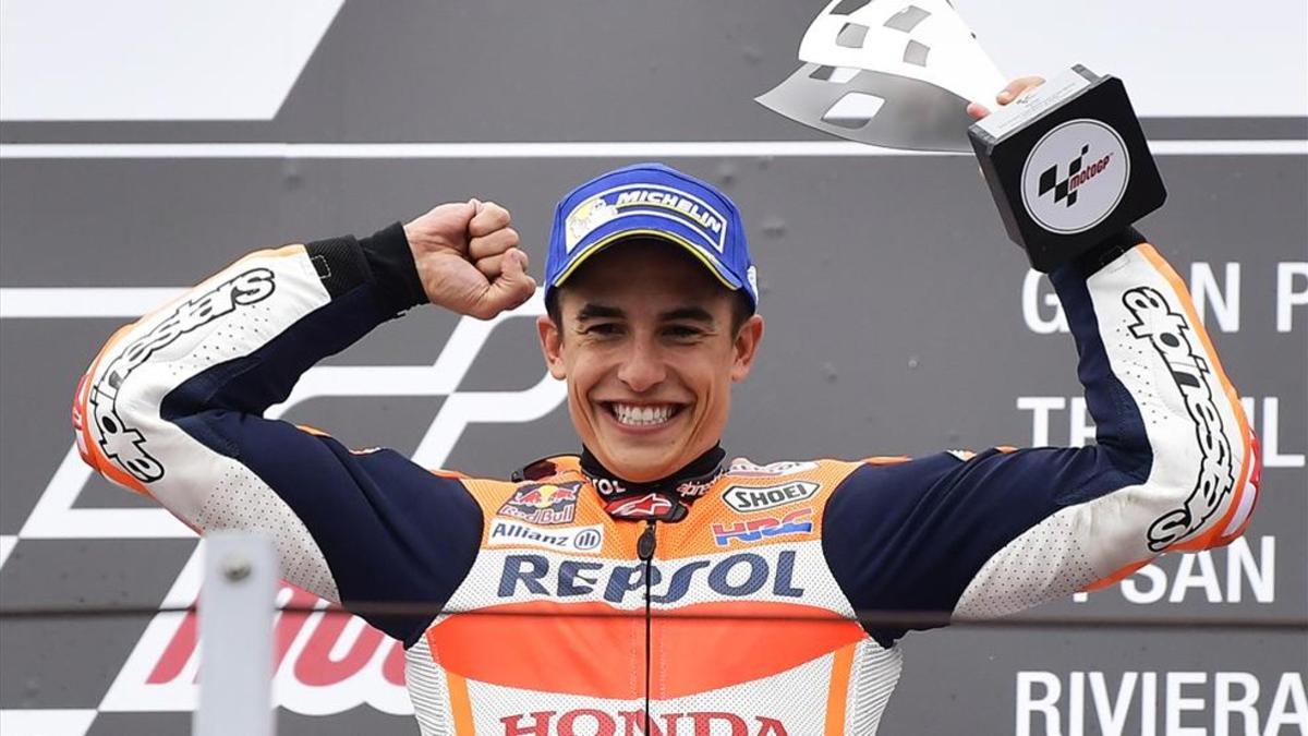 Márquez llega a Aragón en su mejor momento