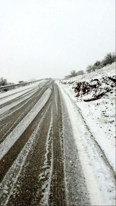 Nieve en Antequera.