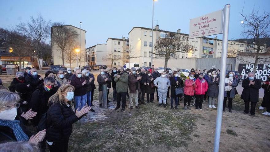 Nova plaça al Pont Major amb el nom de Teresa Borín i Arbat