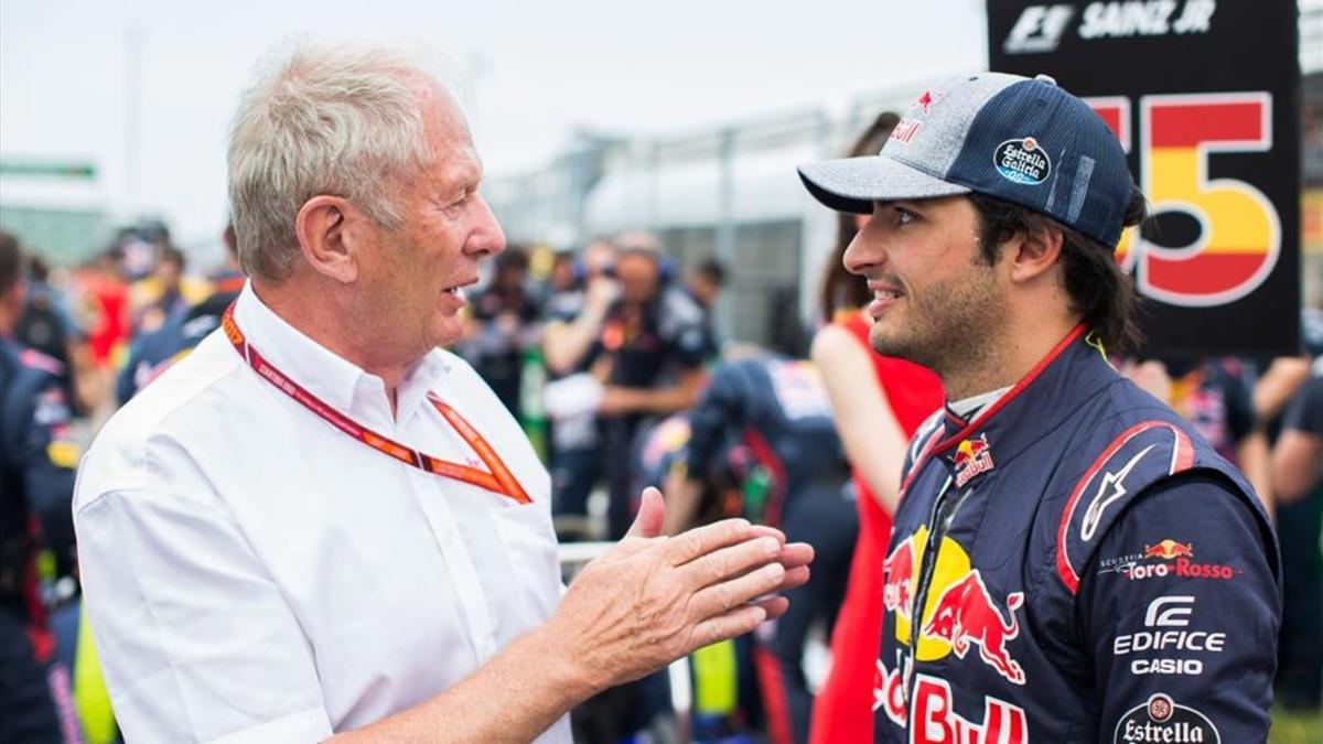 Sainz y Marko cuando el madrileño estaba en Toro Rosso