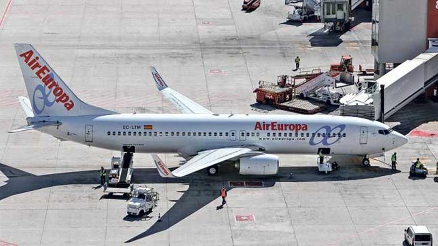 Air Europa tiene en el aeropuerto de Palma una de sus principales bases.