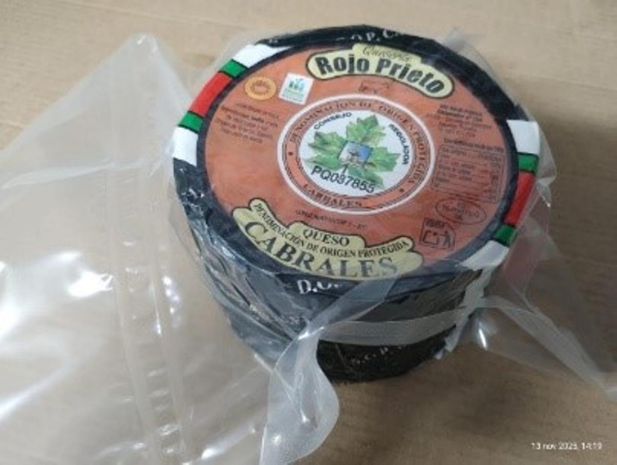 El queso cabrales al que afecta la alerta sanitaria de AESAN.