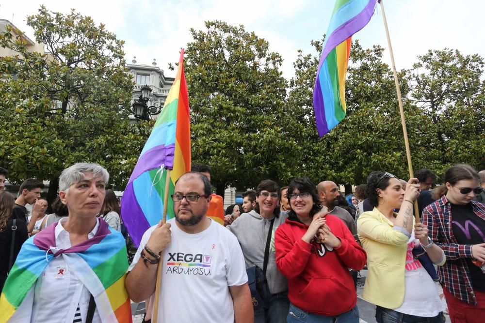 Celebración del Día del Orgullo LGTB en Oviedo