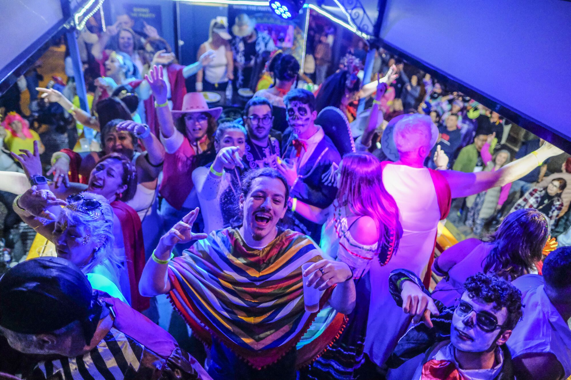 Llegada de la Cabalgata del Carnaval de Las Palmas de Gran Canaria