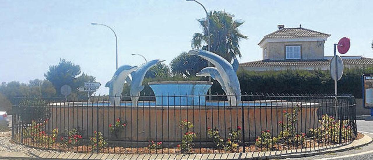 Delfines sin agua en Llucmajor