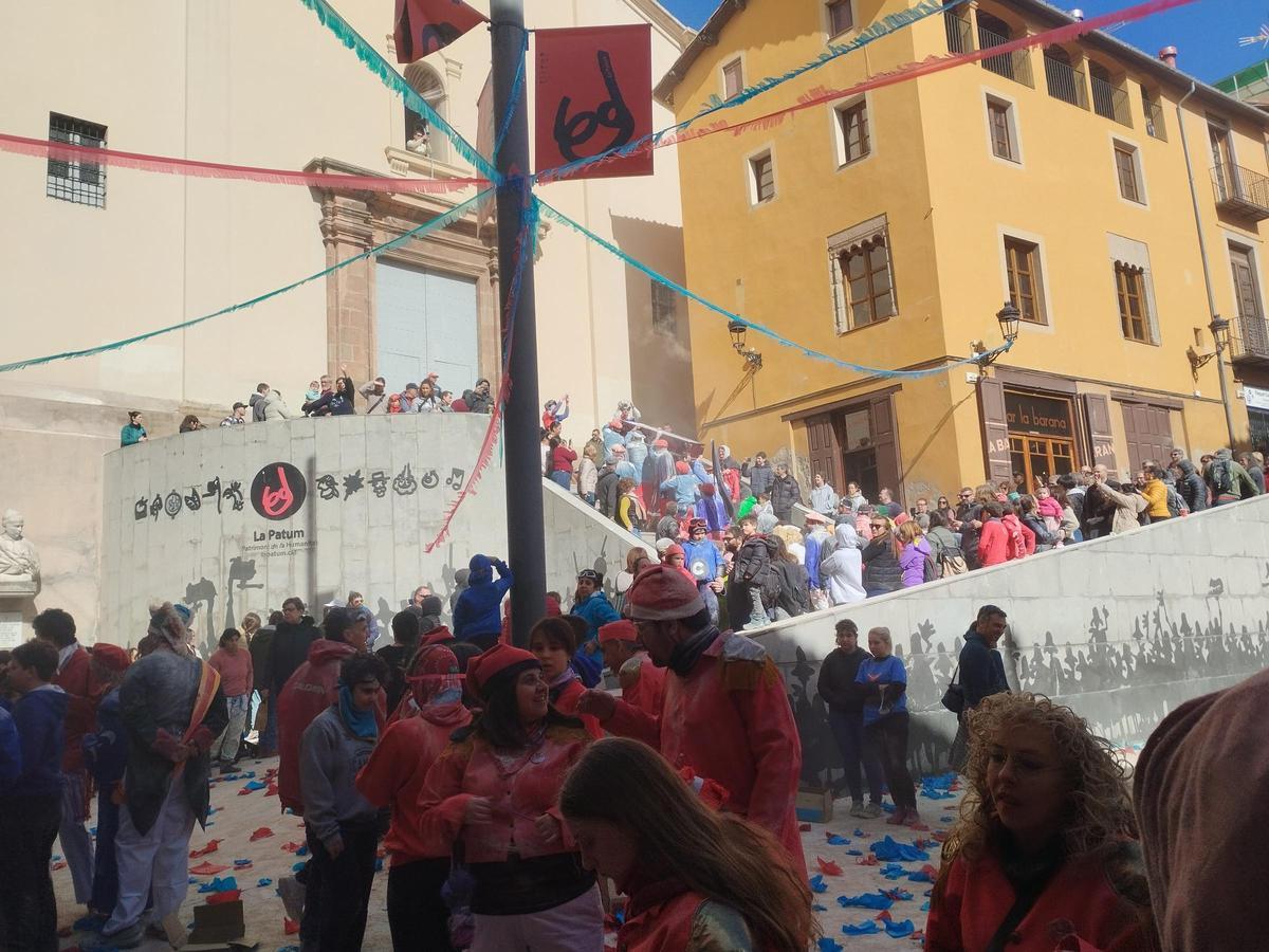 Les millors imatges de la guerra de la farina de Berga