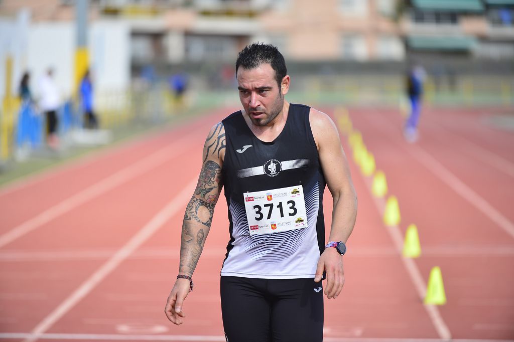 Pruebas de atletismo nacional en la pista de atletismo de Cartagena este domingo