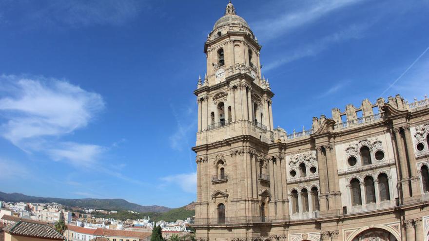 Noche de fuegos desde las cubiertas de la Catedral