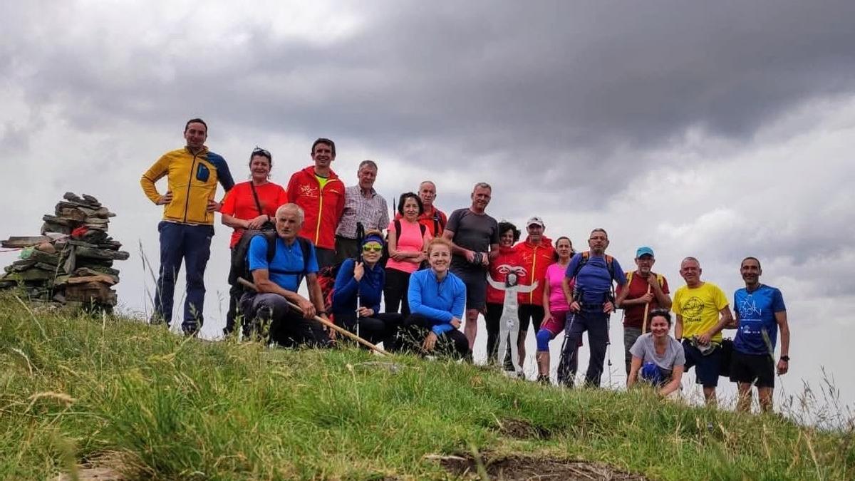 Miembros del colectivo, en una de sus salidas.