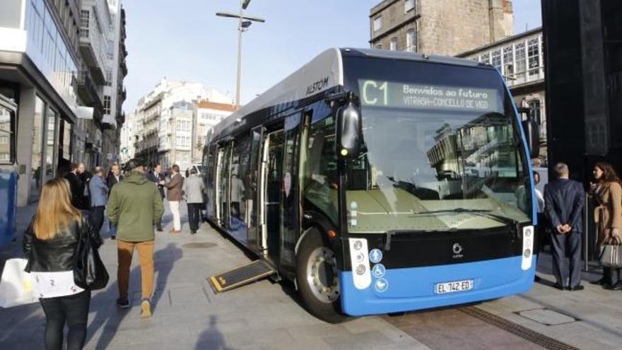 Vigo testa un nuevo bus 100% eléctrico