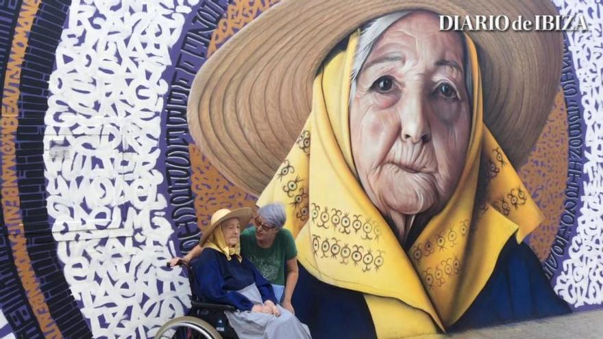 Un mural para reivindicar a la mujer en Ibiza