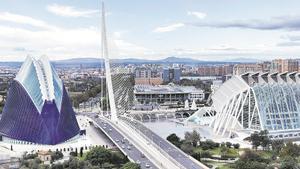 Vista general de València, ciudad en la que se celebra el primer Foro Mediterráneo.