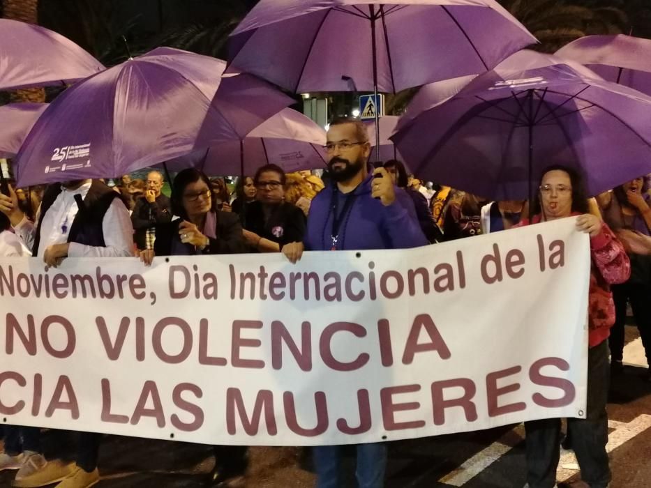 Manifestación contra la violencia machista