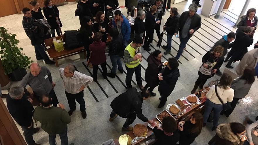 Desayuno reivindicativo en A Parda.