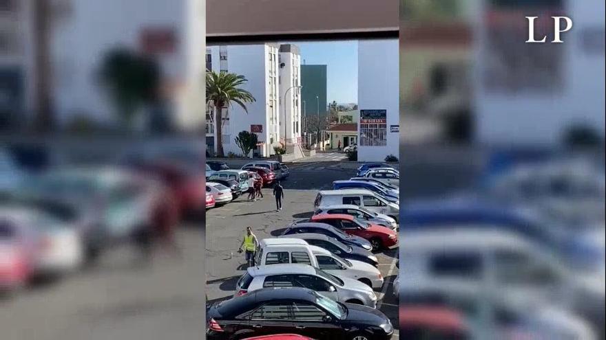 Pelea en San Fernando de Maspalomas