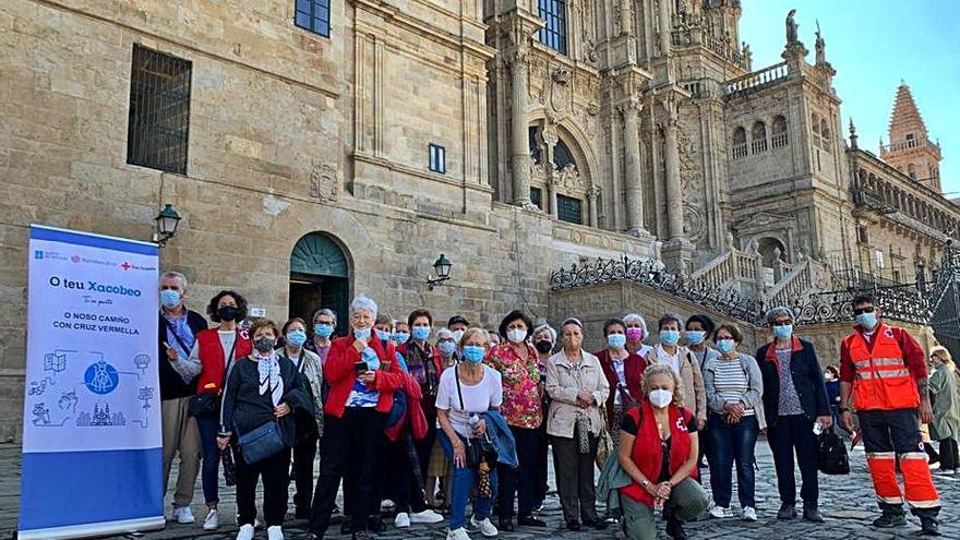 Xacobeo con Cruz Roja para 70 vecinos de Lalín y A Estrada 