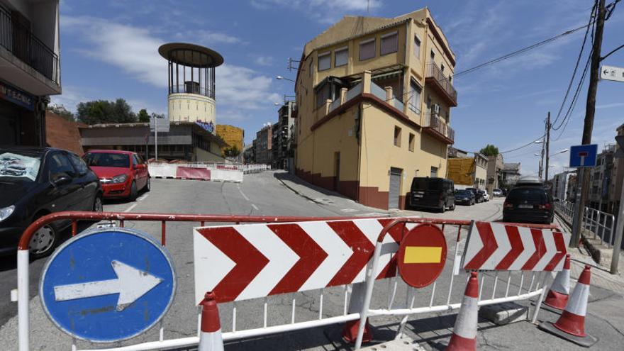 Aquesta setmana s&#039;han enllestit les obres que Aigües de Manresa ha fet a la carretera de Santpedor