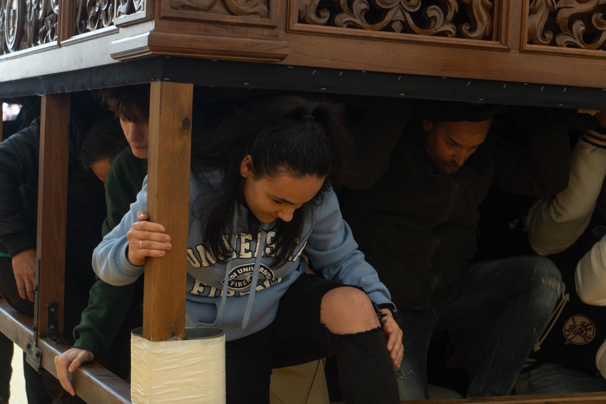 GALERÍA | Las mejores imágenes del traslado de pasos a la carpa de la Semana Santa de Zamora