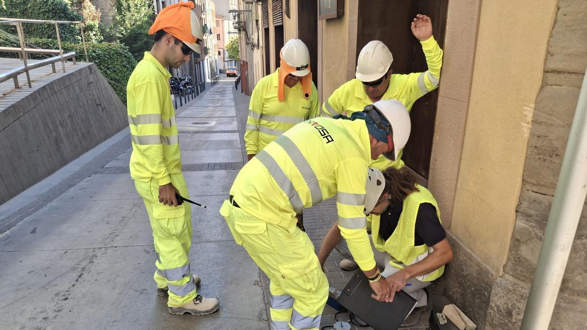 Així sonen les sirenes que avisen de les microvoladures al Barri Antic de Manresa