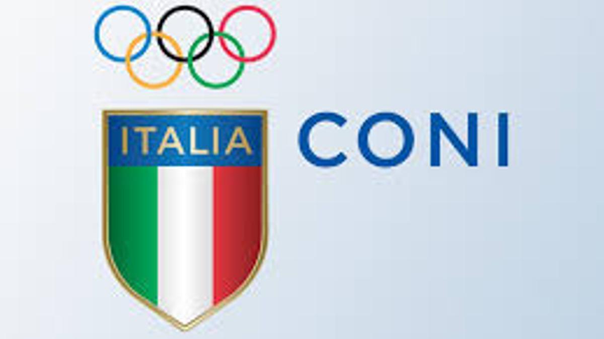 Logo del Comité Olímpico Nacional Italiano (CONI).