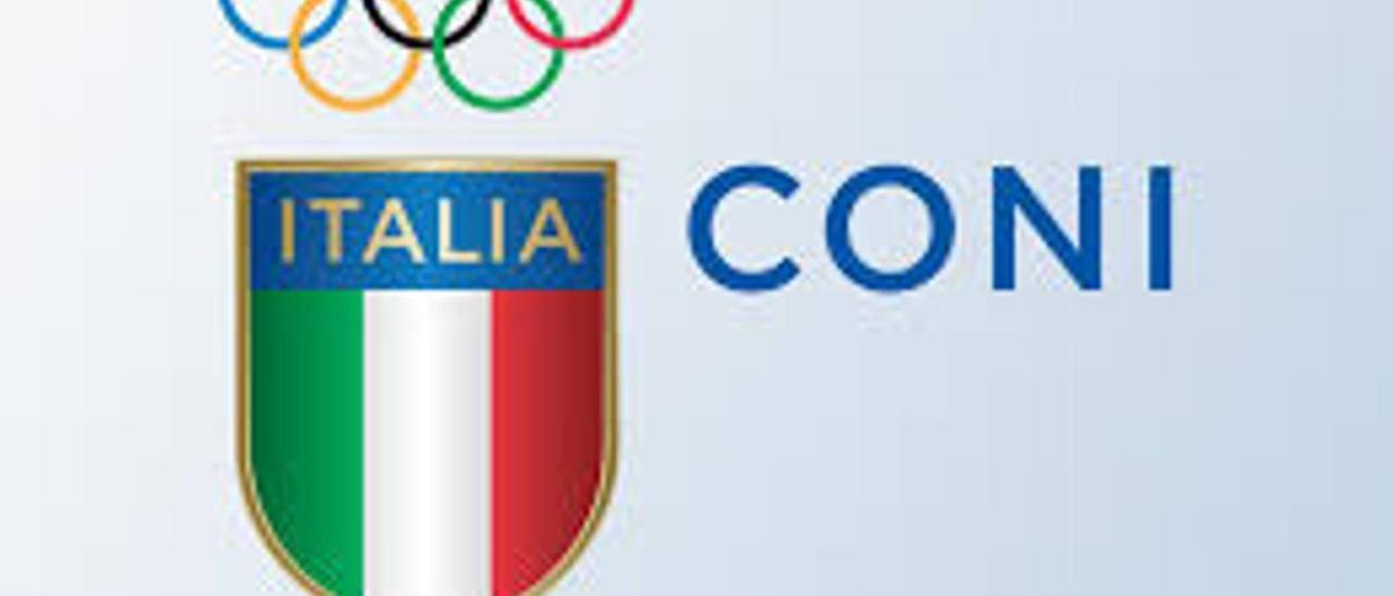 Logo del Comité Olímpico Nacional Italiano (CONI).